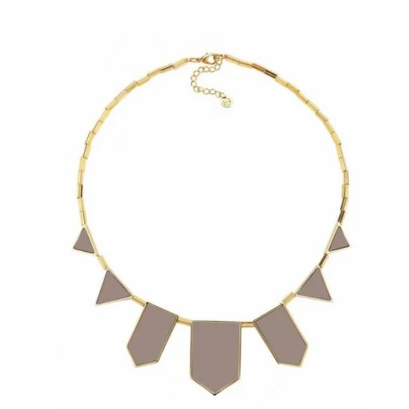 House of Harlow 1960 - 14KT Gold-Plated Khaki Leather Five Stations